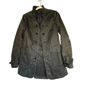 Vintage Free People Military Style Coat Size Medium
